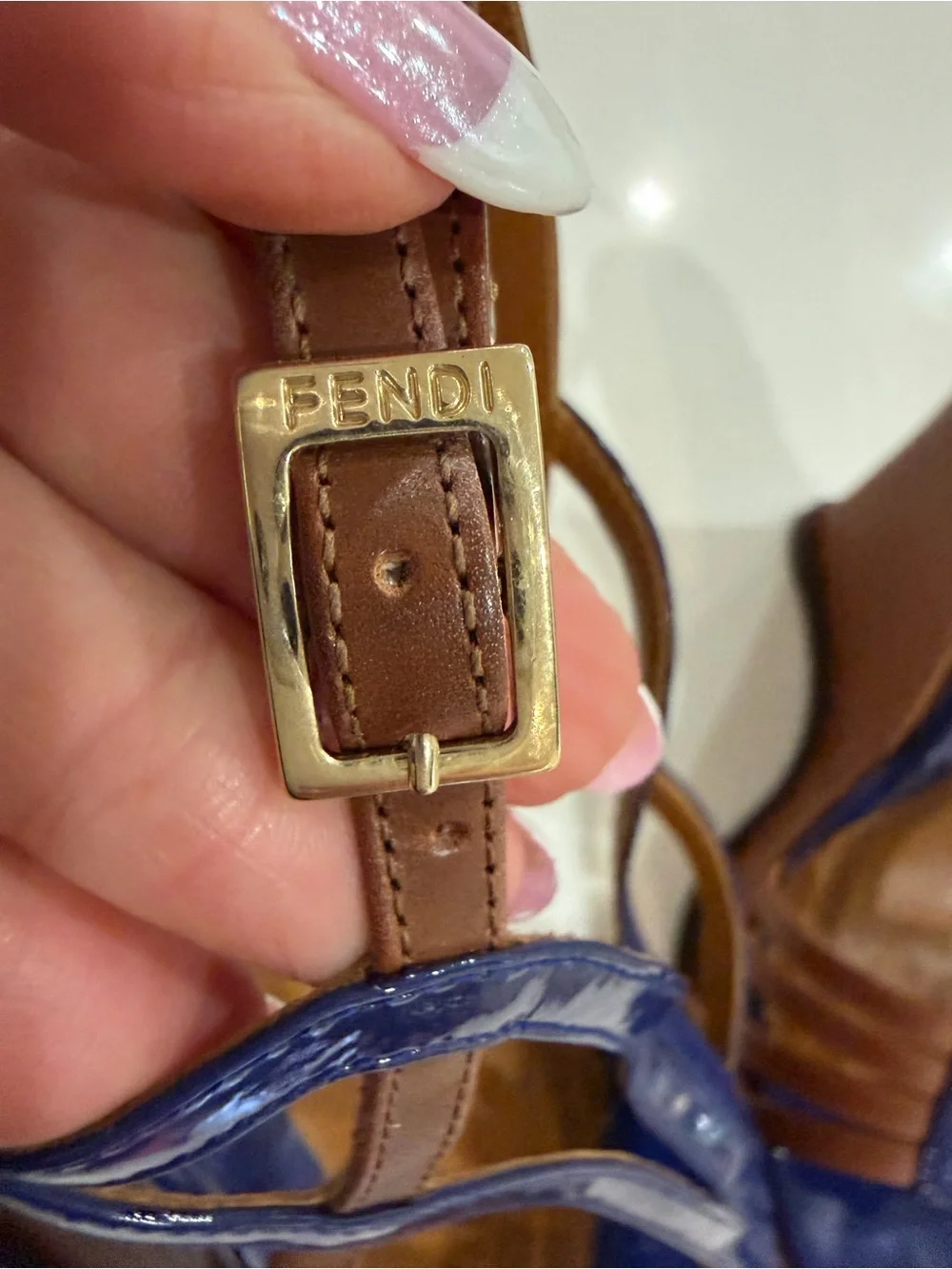 Fendi designer wedge